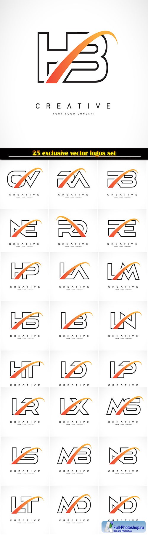 Logo business vector illustration template # 129