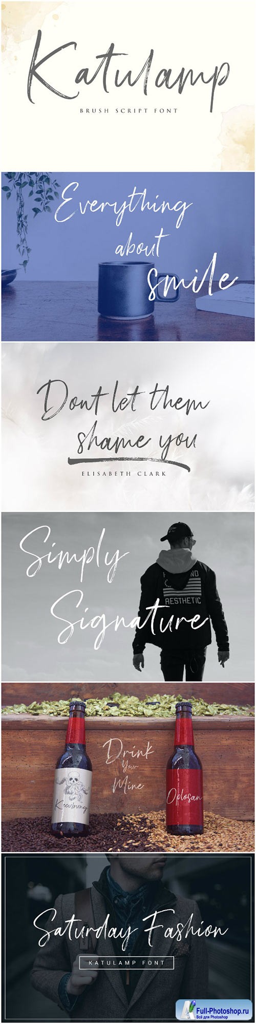 CreativeMarket Katulamp Font Duo 2387075