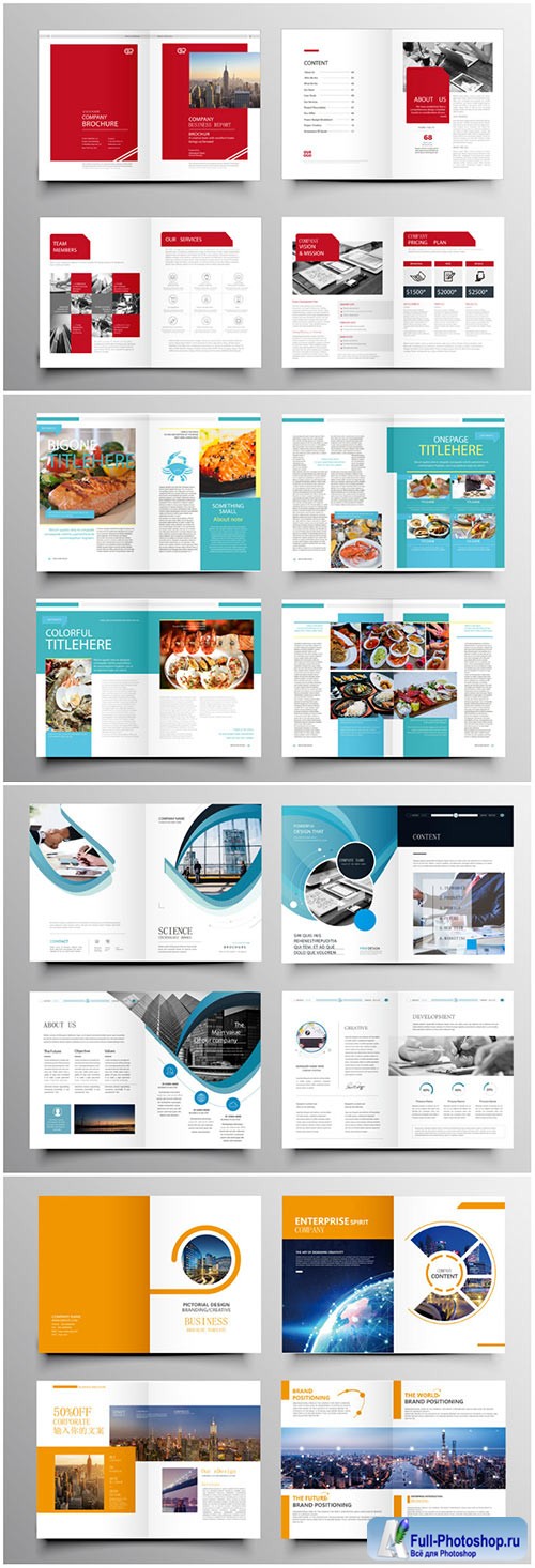 Brochure template vector layout design, corporate business annual report, magazine, flyer mockup # 239