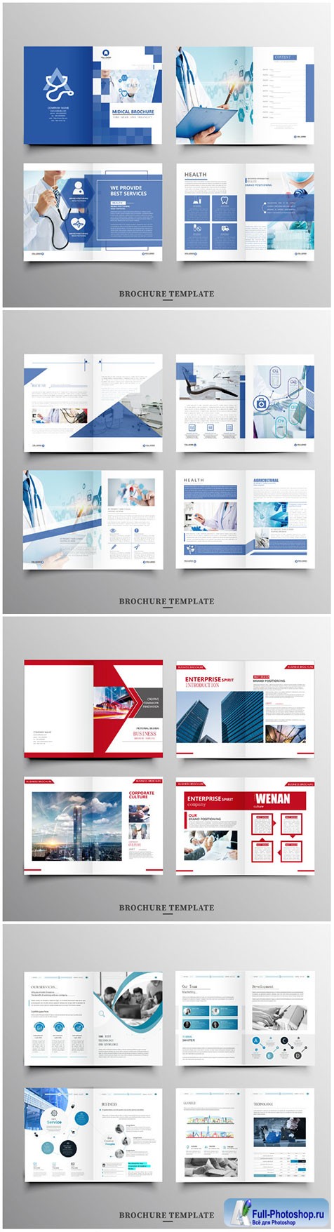 Brochure template vector layout design, corporate business annual report, magazine, flyer mockup # 242