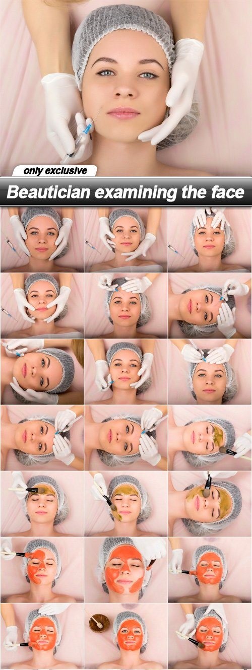 Beautician examining the face - 25 UHQ JPEG