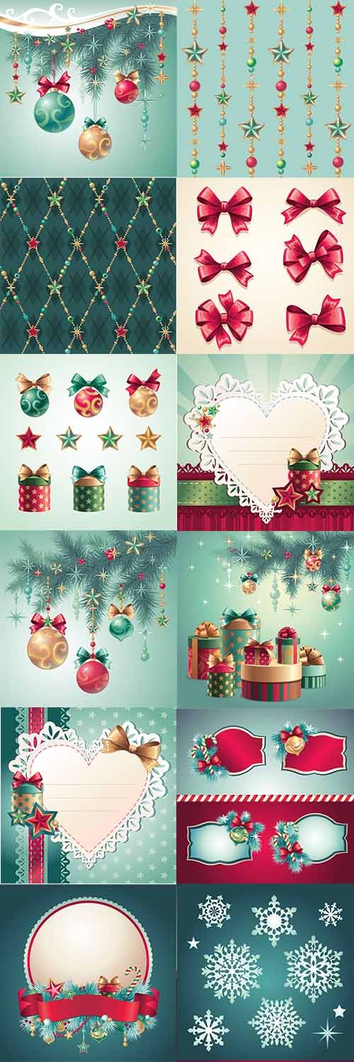 Vintage Christmas Design 25xEPS