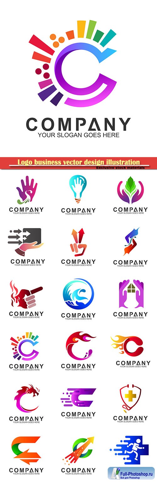 Logo business vector design illustration # 25