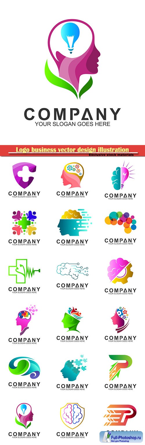 Logo business vector design illustration # 32