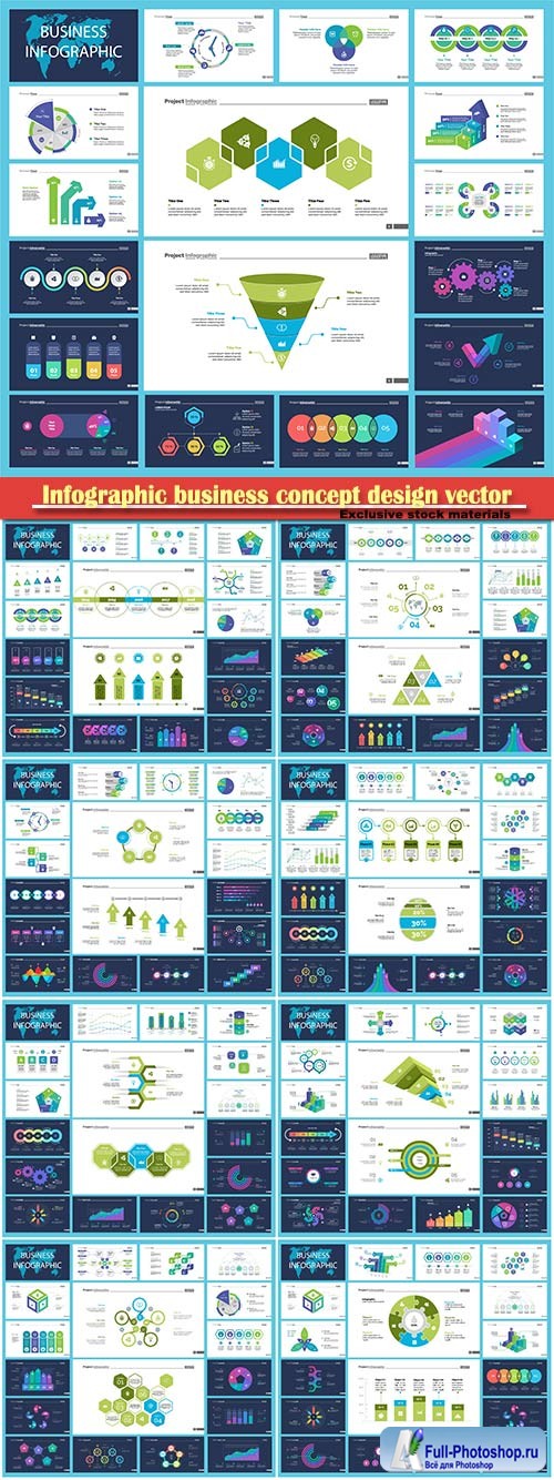 Infographic business concept design vector illustration # 4