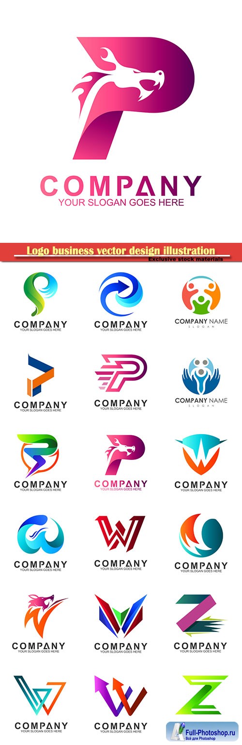 Logo business vector design illustration # 35