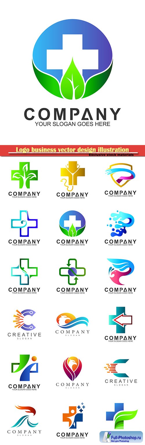 Logo business vector design illustration # 34