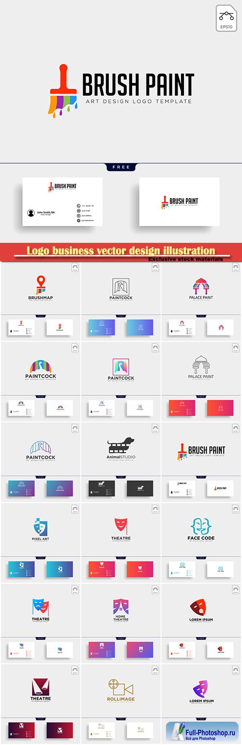 Logo business vector design illustration # 39