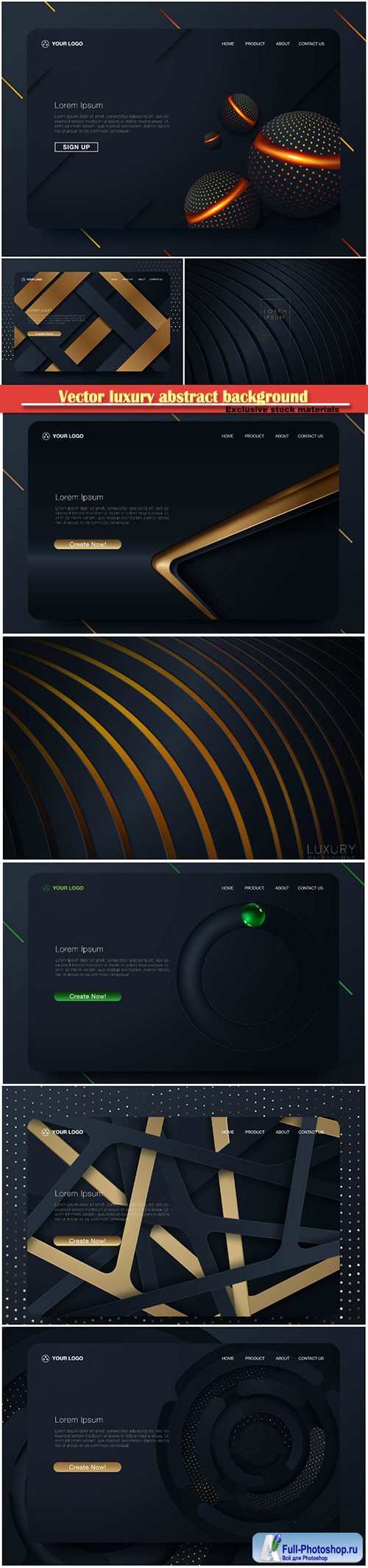 Vector luxury abstract background