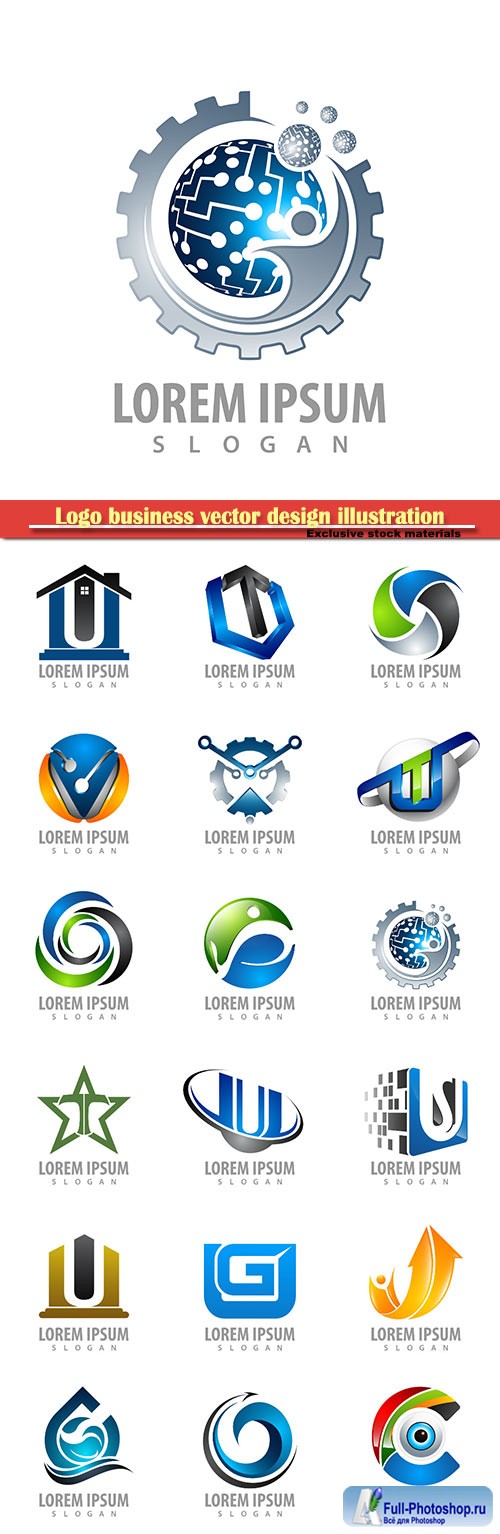 Logo business vector design illustration # 92