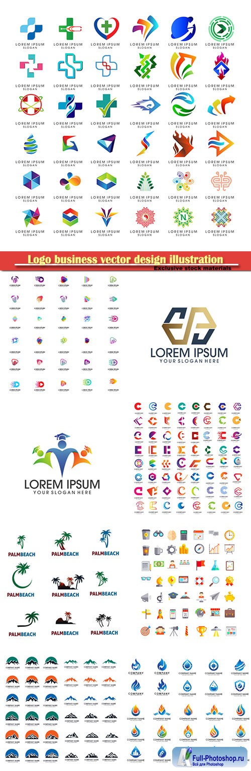 Logo business vector design illustration # 93