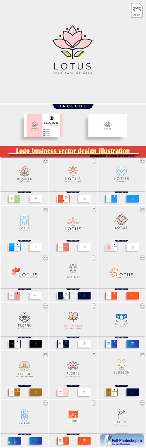 Logo business vector design illustration # 91