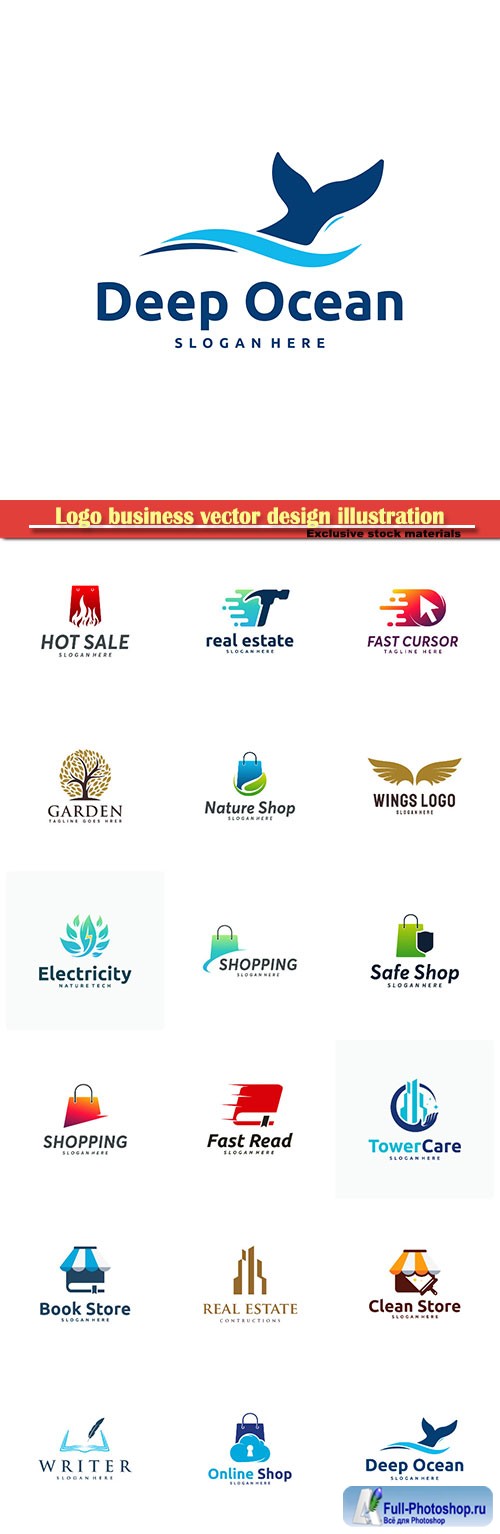 Logo business vector design illustration # 96