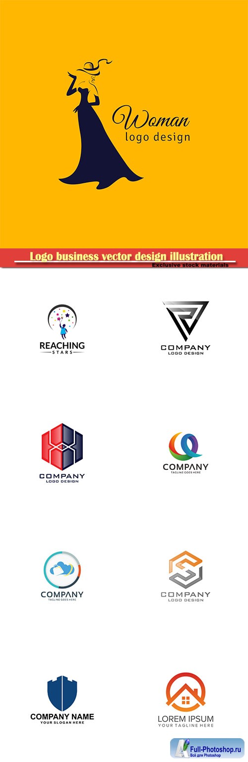 Logo business vector design illustration # 101