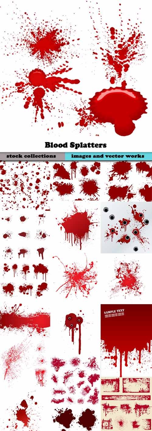 Blood Splatters 50xEPS