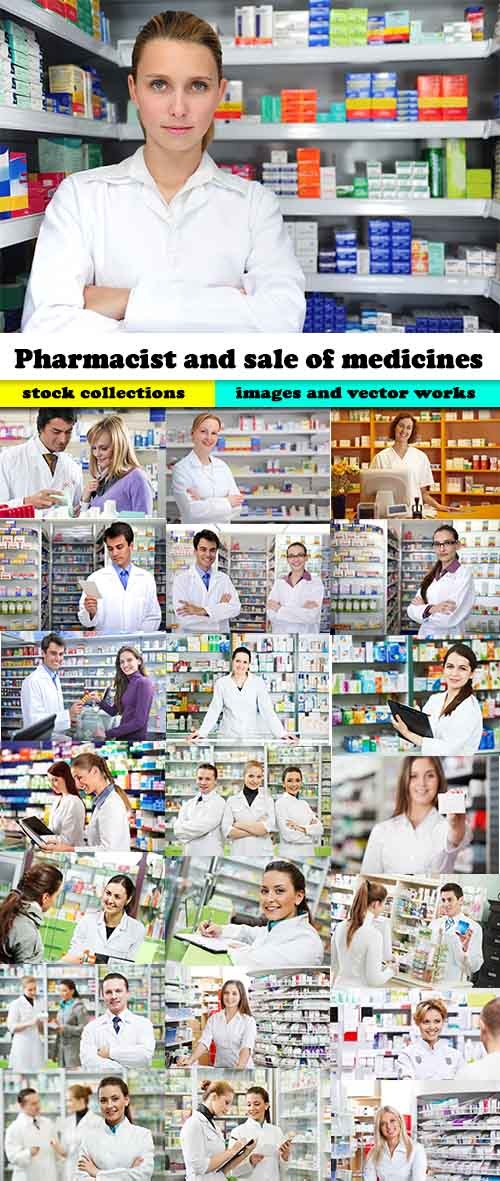 Pharmacist and sale of medicines Stock images - 25 HQ Jpg