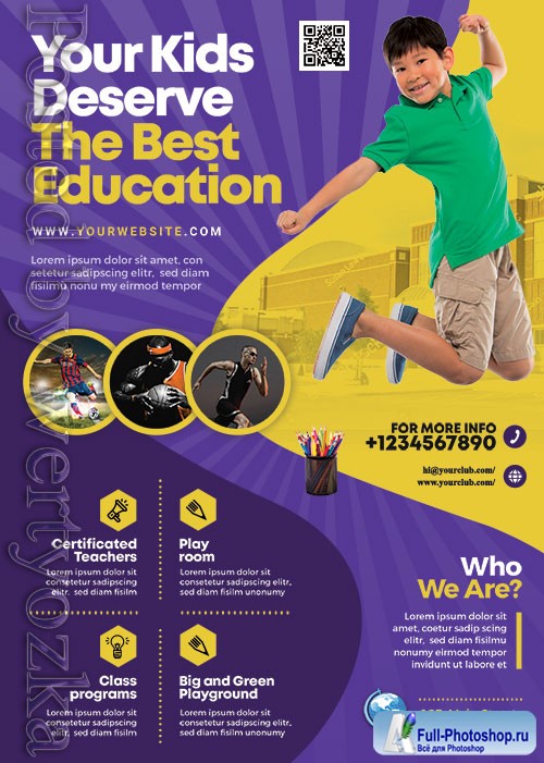 Education Institute - Premium flyer psd template