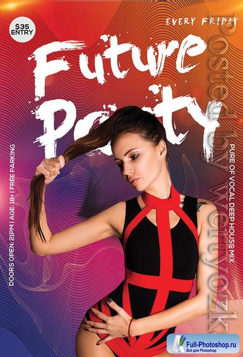 Future Club Party - Premium flyer psd template