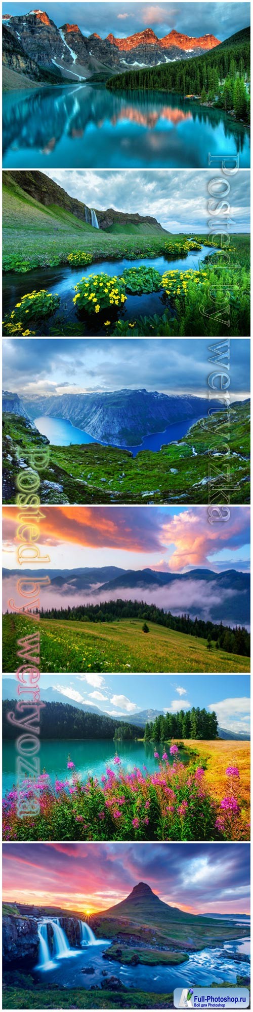 Nature, landscapes beautiful stock photo