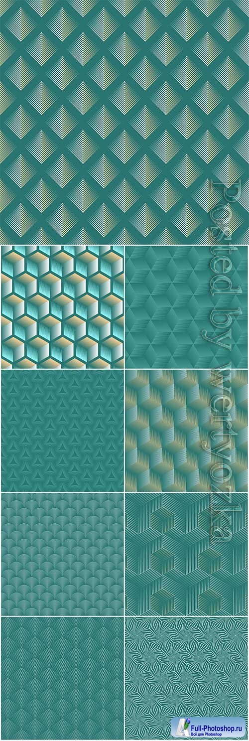 Seamless abstract geometric vector background