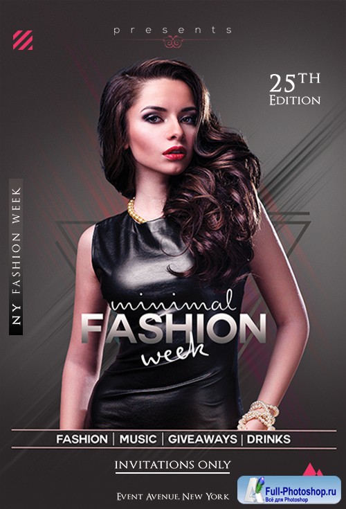 Minimal Fashion - Premium flyer psd template