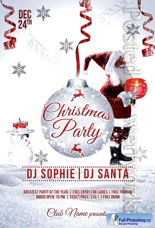 XMAS Event - Premium flyer psd template