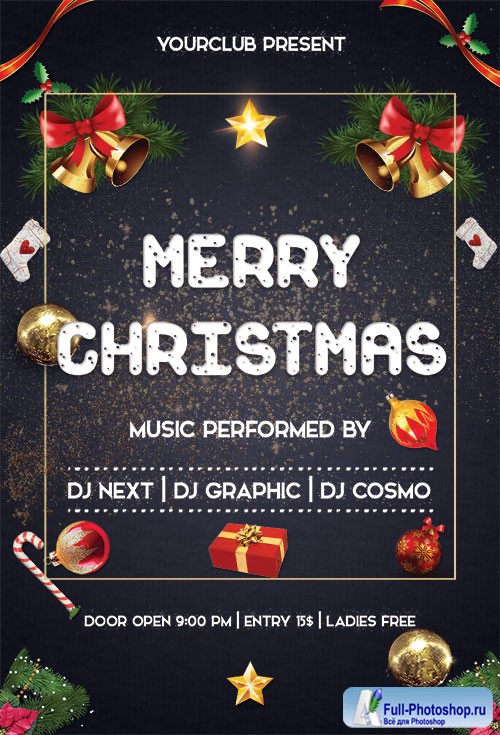 Merry Christmas - Premium flyer psd template