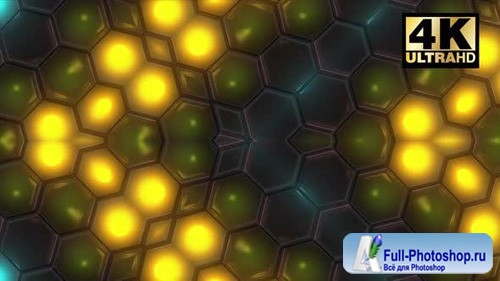 Videohive - Color Full Honeycomp Vj Pack - 24926290