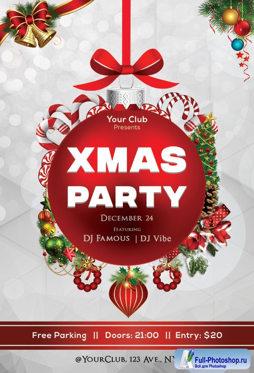 Xmas Party - Premium flyer psd template