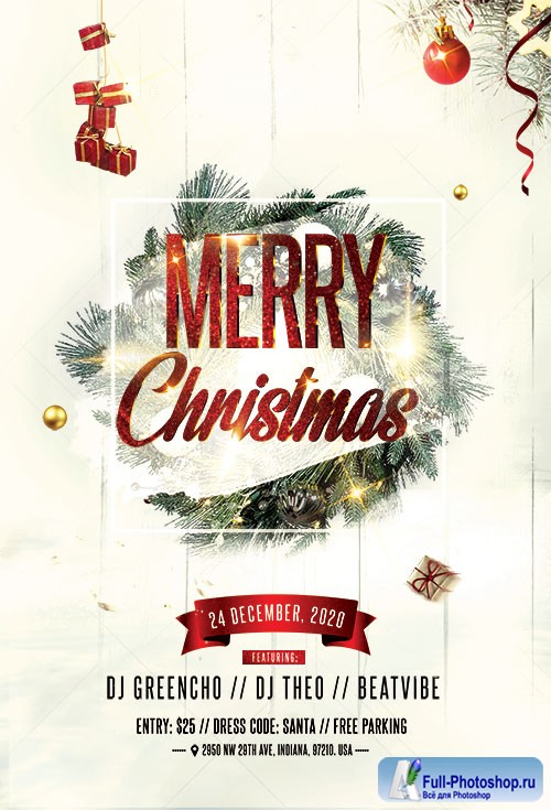 Christmas Celebration - Premium flyer psd template