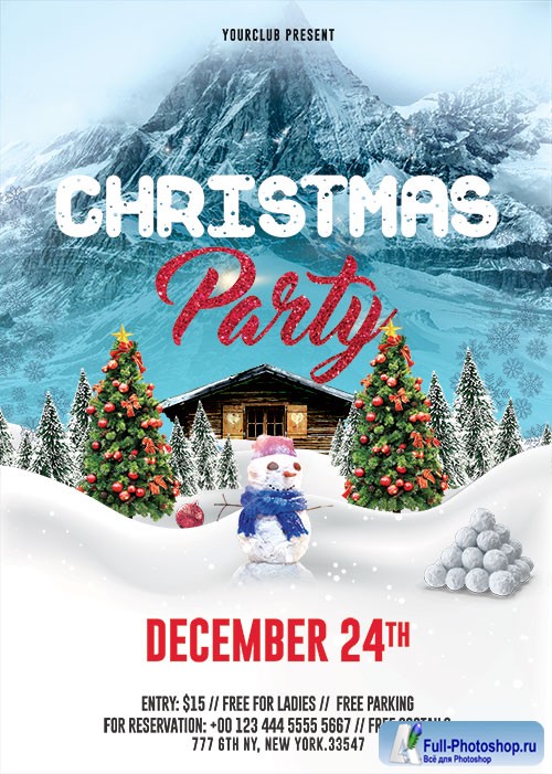 Christmas Party_2 - Premium flyer psd template