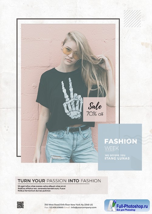 Fashion Week - Clean PSD Flyer Template