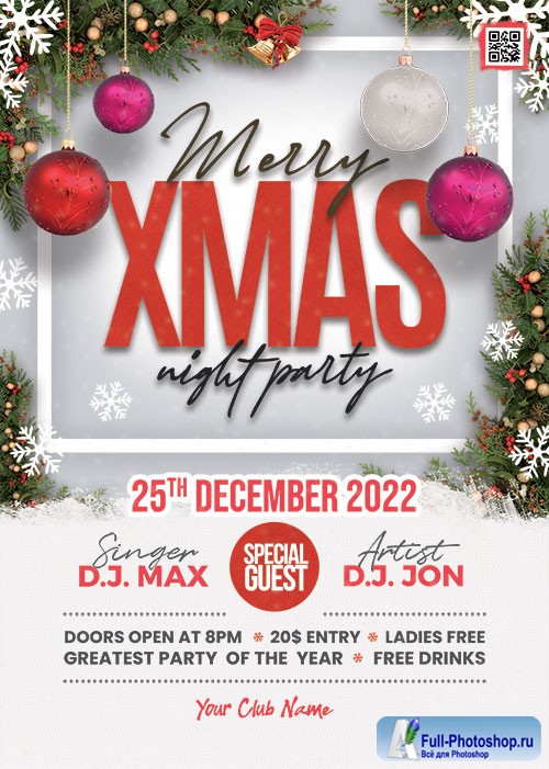 Christmas Party - Premium flyer psd template