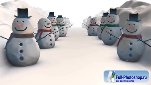 Videohive - Snowmen - 24938484