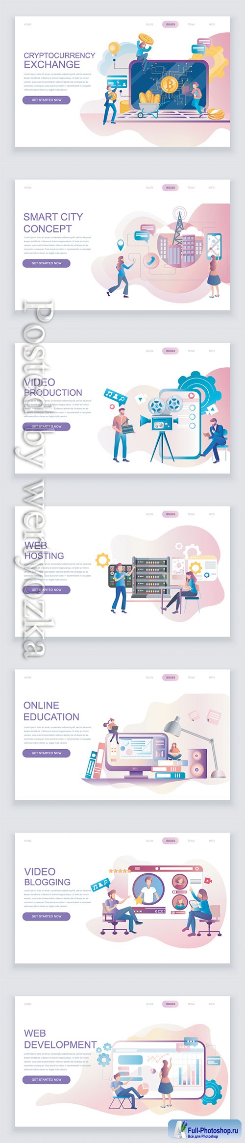 Flat isometric vector 3D concept illustration # 98