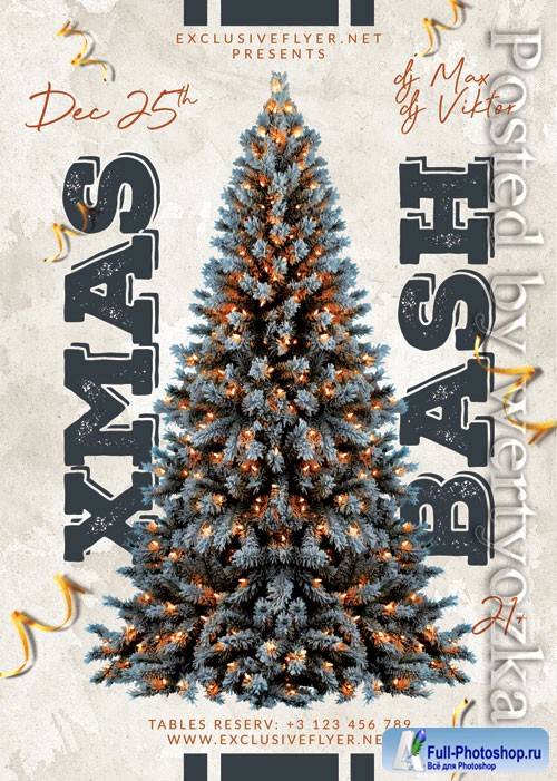 Xmas bash - Premium flyer psd template