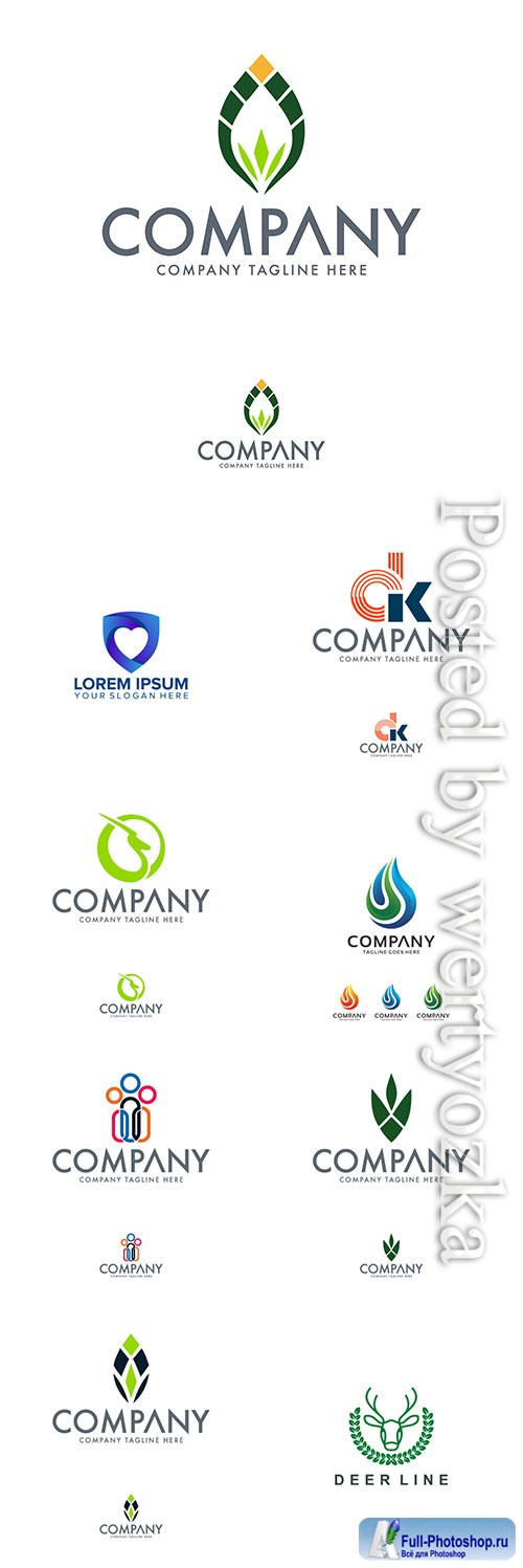 Company logo in vector