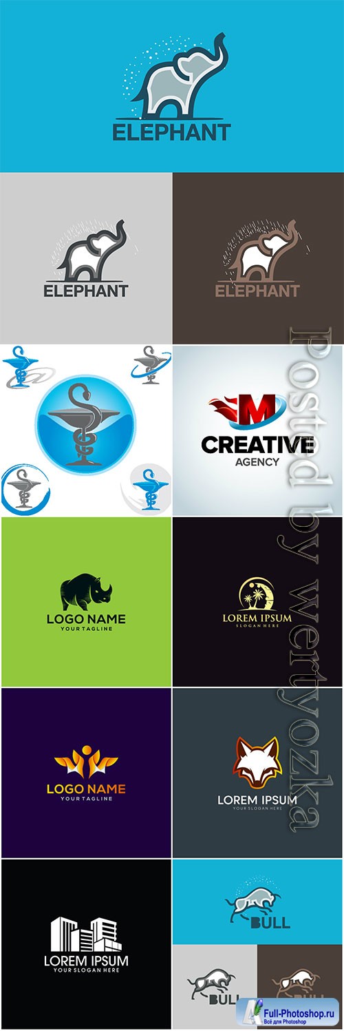 Modern and creative vector logo design