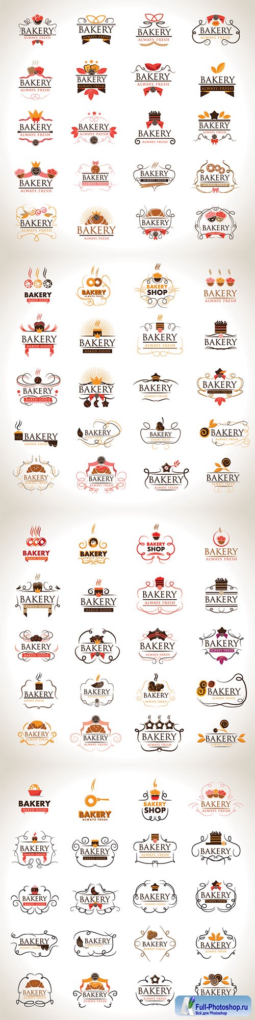 Bakery Icons Set