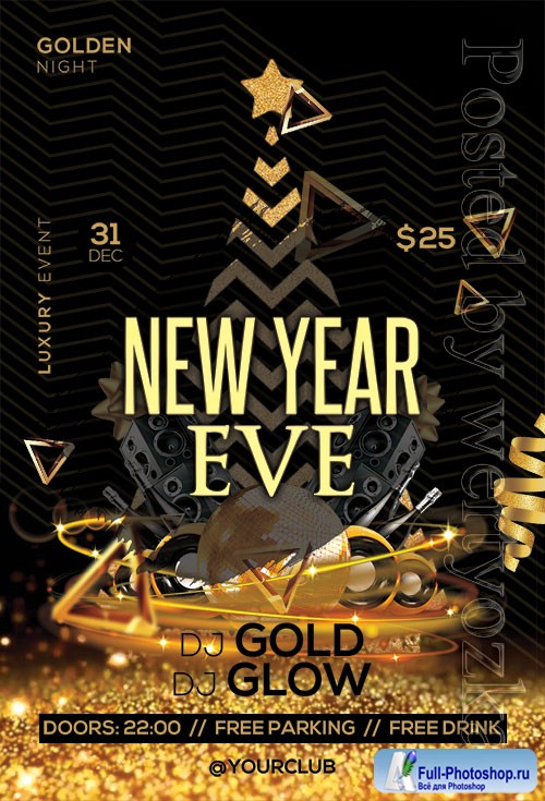 New Year Eve - Premium flyer psd template