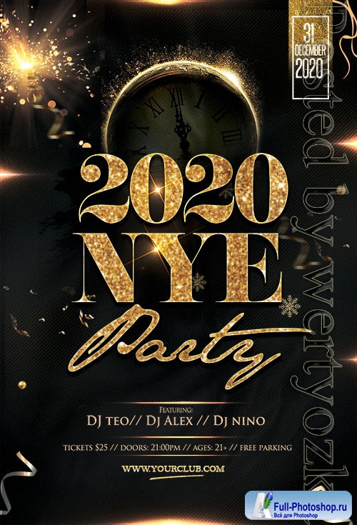 New Year Eve - Premium flyer psd template