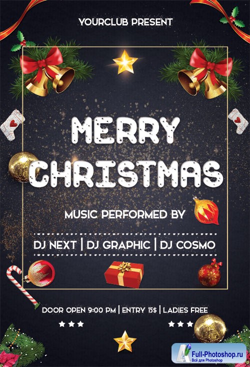 Merry Christmas - Premium flyer psd template