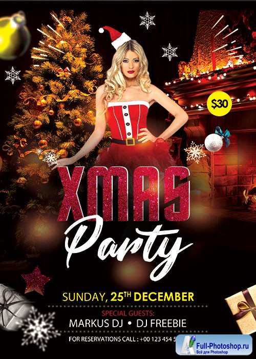 XMAS Party - Premium flyer psd template