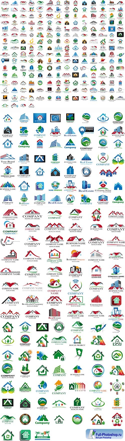 House logo, icon set project