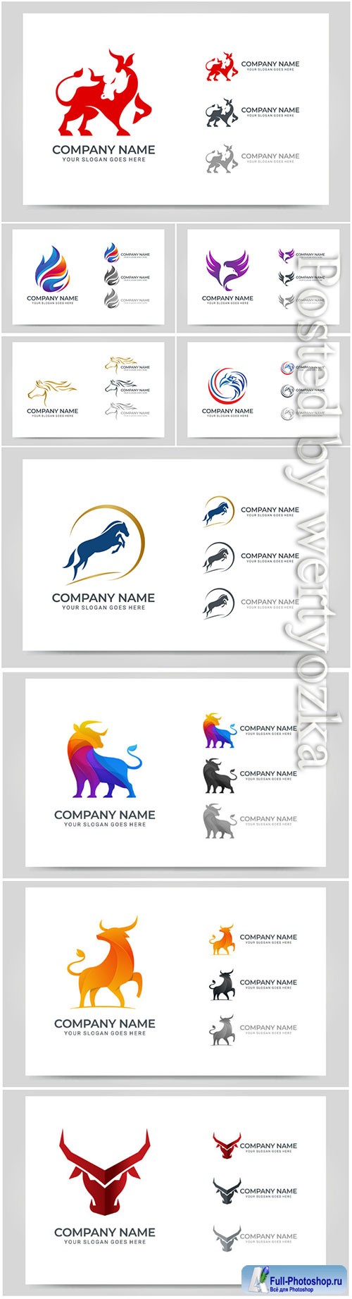 Modern abstract logo design