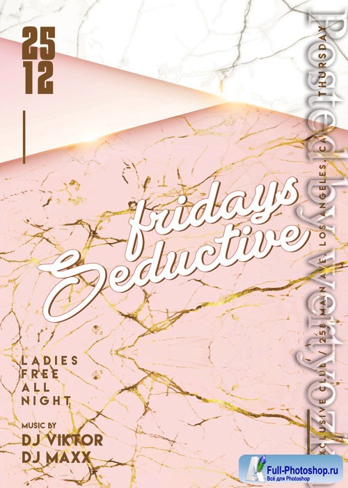 Seductive fridays - Premium flyer psd template