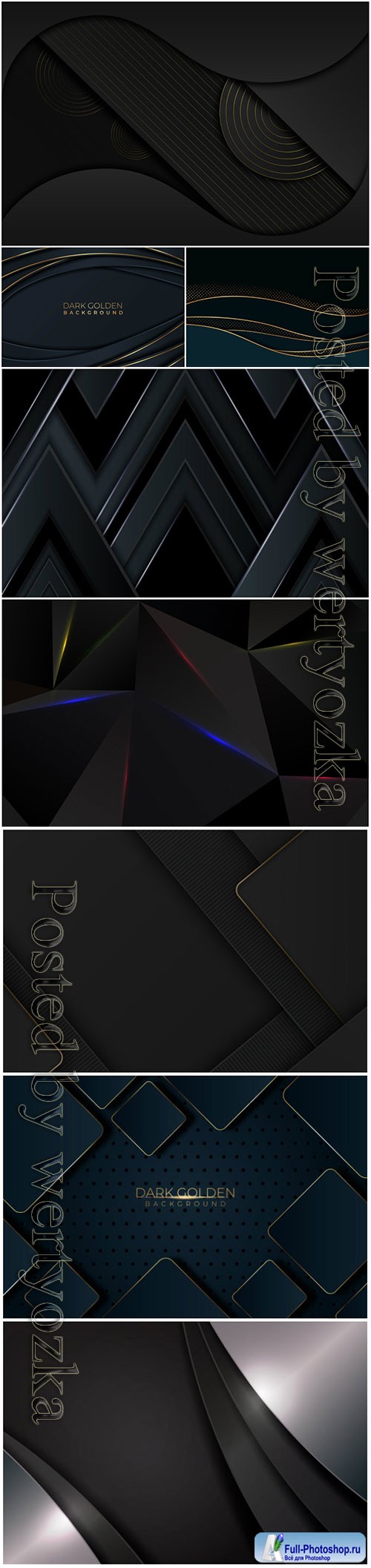 Luxury abstract backgrounds in vector # 9