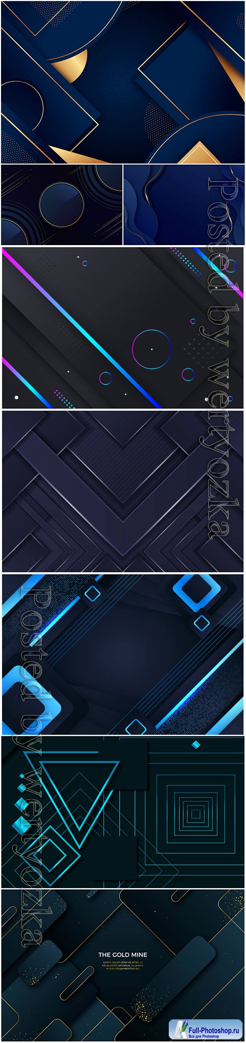 Luxury abstract backgrounds in vector # 4