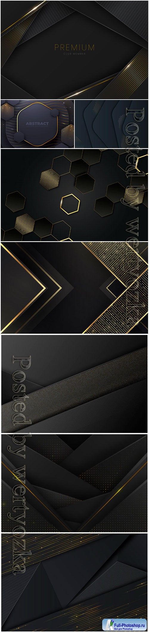 Luxury abstract backgrounds in vector