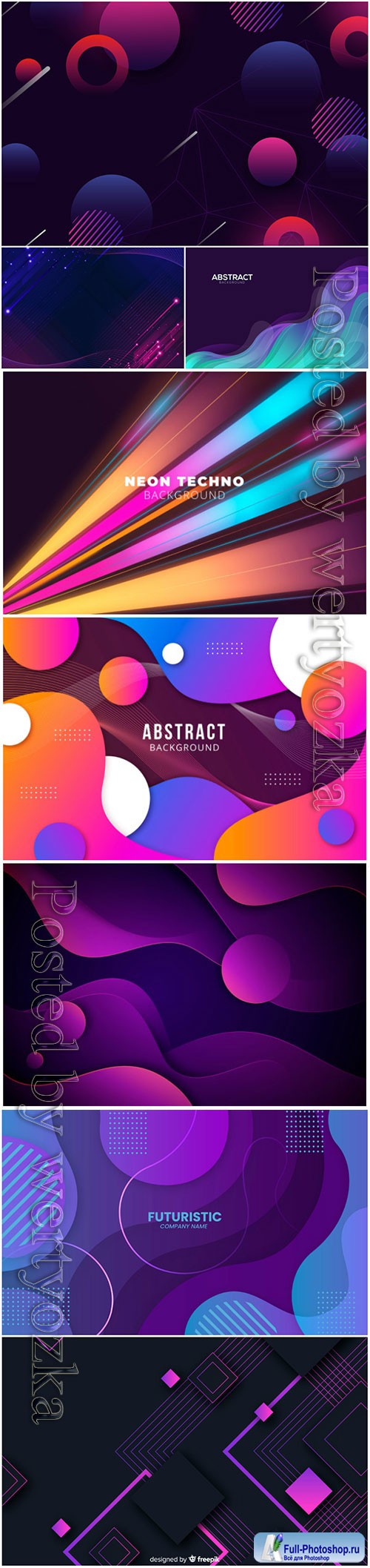 Luxury abstract backgrounds in vector # 2